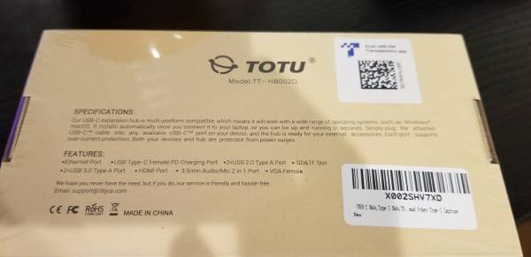 USB-C HUB - New in Box - $45 (Somerville)63471245977473122