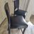 2, Brown faux leather, studded seat bar stools 2 thumbnail