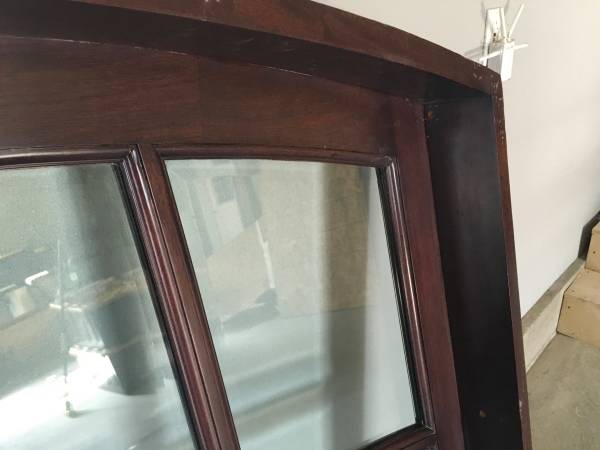 Window solid Mahogany 1