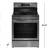 Frigidaire Gallery 5.3 CuFt Electric Convection Range Black Stainless 5 thumbnail