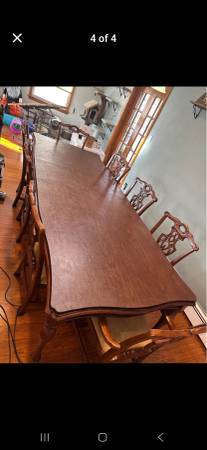 Dining room table and chairs 1