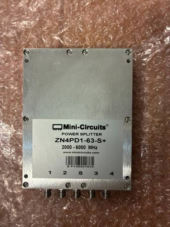New ZN4PD1-63-S+ 4 Ways DC Pass Power Splitter 1