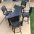 Patio Set Outdoor Furniture Hanamint Party Bar 4 Swivel Bar Height Chairs 20 thumbnail
