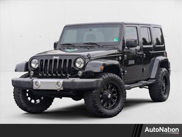 1 2015 Jeep Wrangler Unlimited 4x4 4WD SUV Sahara Convertible 1