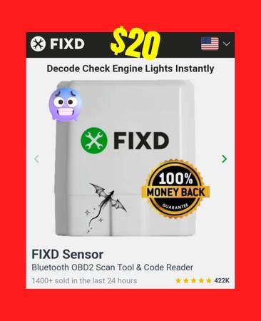 FIXD SCANNER CODE READER TOOL 1