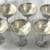 8 Vintage Salem Silverplate Wine Goblets 1970, Ikora Footed Bowl 1 thumbnail