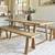 6FT X 3FT Solid Wood Rustic Farmhouse Dining Table 8 thumbnail