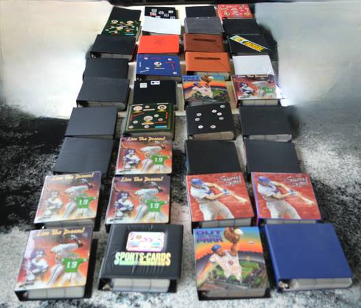 Massive Collection of Baseball & Football 36 albums (over 26,000) 1
