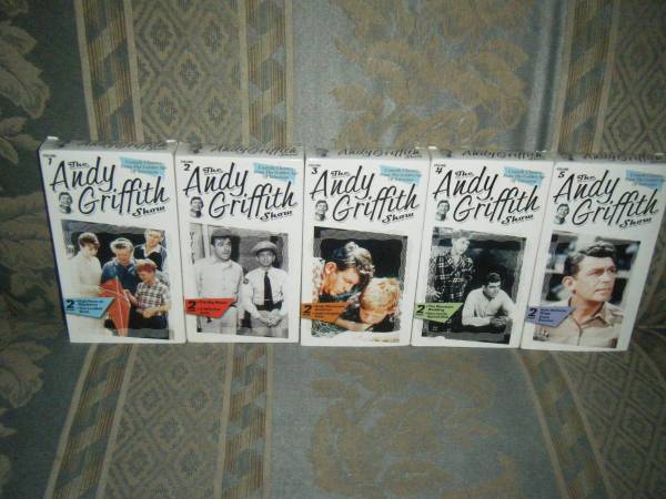 5 Volume Andy Griffith Show VHS Set 1