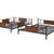 Brand new Metal Bunk Bed WIth Sandalwood Full Over Full size 4 thumbnail