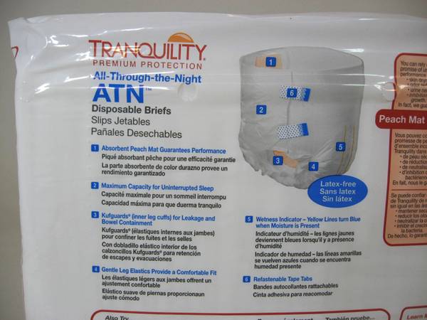 Tranquility ATN Briefs Max SizeM 12ct - $6 (Monroe / Duvall)63471363580161122