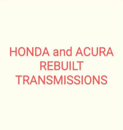 Honda and Acura rebuilt transmissions 1
