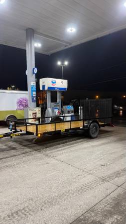 7×14 Utility Trailer for Rent – Straps – $60/day 1