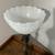 Antique Table Torchiere Lamp with Original Milk Glass Shade 4 thumbnail