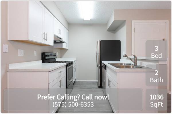 $1,425 / 3br - 1036ft2 - Central Las Cruces beckons! Secure this 3 bed, 2 bath now! (Las Cruces - Near NMSU)64047886576385120