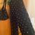 2 piece wide legged polka dot pants outfit black and white size Medium 2 thumbnail