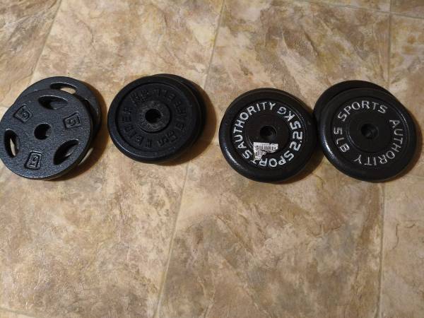Standard size weight plates 1