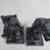 Cast Iron Vintage Heavy Black Bear Bookends Made in Japan 8 thumbnail