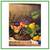 Mid 20th Century Still Life Fruit Basket Framed Painting 10 thumbnail