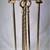 DUCK FIREPLACE TOOLS  VINTAGE 5 PCS. BRITE BRASS,W/ XTRA ACCESSORIES 1 thumbnail