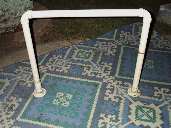 RAILING Stair Bathroom Safety PVC Rail Clothes Rack Mount Hanger 1