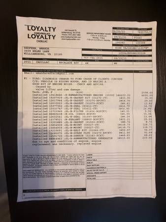 2011 Escalade Cadillac ESV - $12,000 (Newport News)63621714828547121