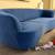 Curved Blue Sofa / Couch – Modern Design – $75 3 thumbnail