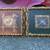 Set of two framed abstract paintings with ornate gold  wood frame 28” by 27” 1 thumbnail