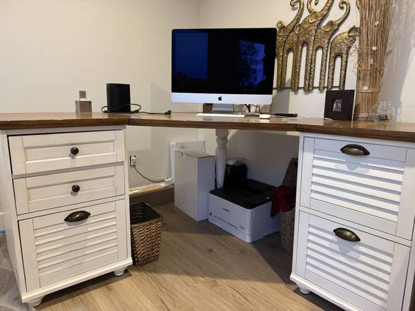 Pottery Barn Whitney corner desk 1