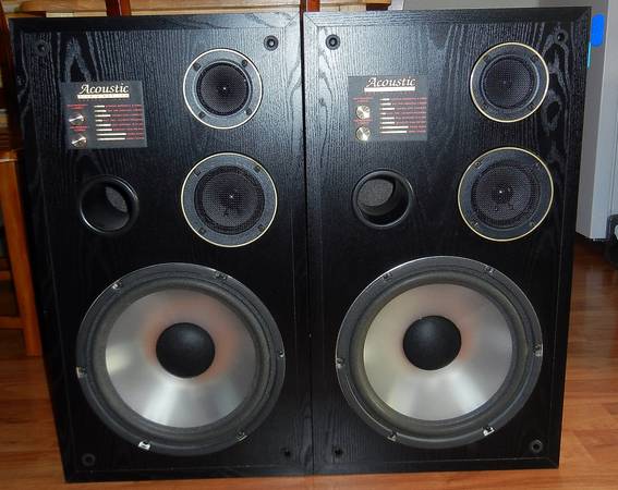 Vintage Acoustic Series 3311 Studio Monitor 3-way Speaker