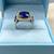 6.49 TCW GIA Purple Cushion Brilliant Cut Tanzanite Diamond Ring 14k 3 thumbnail