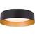 Flush Mount Ceiling Light,Matte Black with Gold Interior,12.5"18W LED ceiling li 1 thumbnail