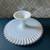 Fenton Silver Crest Milk Glass Cake Stand Plate 1960s Crimped Ruffled 8 thumbnail