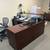 Cherry Reception Desk - L Shape- 5x7 4 thumbnail