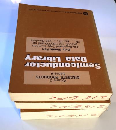 Motorola Semiconductor Library 3 Volumes (2, 3 & 6) - books