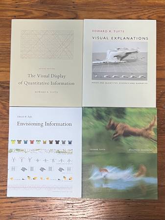 Edward Tufte 4-Book Set 1