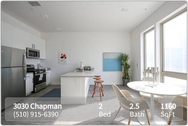 $2,849 / 2br - 1160ft2 - Pet-friendly 2 bed / 2.5 bath! Your dogs and cats are welcome! (Oakland)63946807273603121