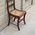 Beautiful vintage wood and cane accent chair. 2 thumbnail