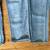 2pr Size 8 Democracy Ab Tech Raised Fray Ankle Denim Blue Jeans 5 thumbnail