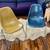 Modernica Case Study Side Shell Stacking Eames Chairs Yellow, Blu 2 thumbnail