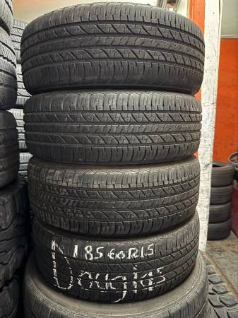 15" Tires Set of Used 185/60R15 Douglas 1