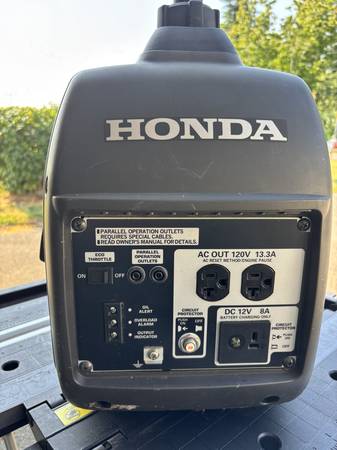 Honda - EU2000i/Inverter Generator - $525 (Auburn)63471363792771122