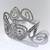 NWT Anthropologie Silver Spiral Cuff Bracelet 1 thumbnail