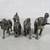 Animal Lot Of 4 Miniature Metal Figurines 2 Elephants-1 Camel-1 Horse 9 thumbnail