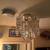 Mid Century Chrystal pendant lamp fixture by Underwriters Laboratories 12 thumbnail