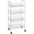 Like new ClosetMaid White 4-Tier Rolling Utility Cart 1 thumbnail