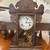 Victorian Vintage Oak Wooden Mantle Clock 1 thumbnail