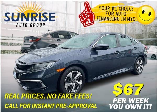 1 2020 Honda Civic LX CVT OUR ADVERTISED PRICE IS THE ACTUAL PRICE 1