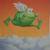 "Low Frog Along the Coast" Lithograph - Limited Edition 1988 2 thumbnail
