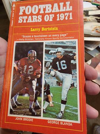 1971 FOOTBALL STARS BRODIE BLANDA 1